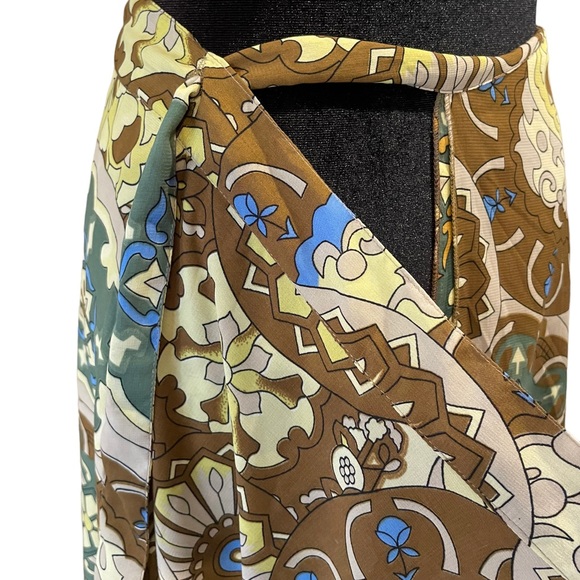 Kariza Vintage One Size Boho Hippie Eclectic Traveler Mandala Layered Wrap Skirt - Picture 8 of 10